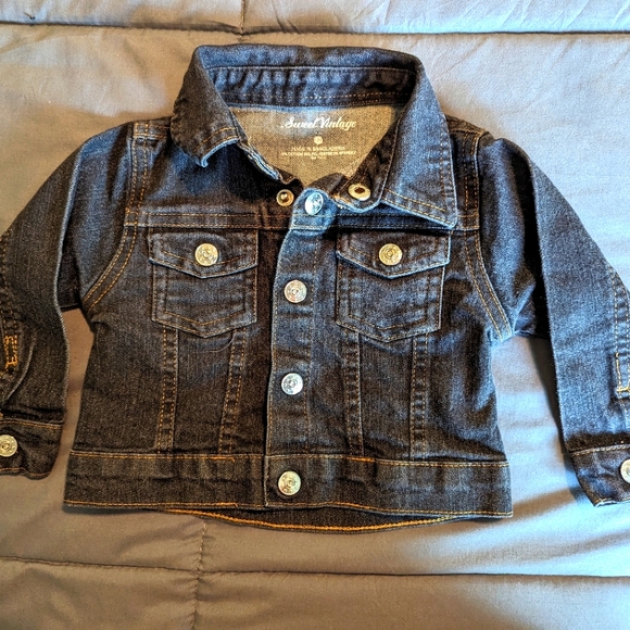 Baby Sweet Vintage Jean Jacket size 12 m - Picture 1 of 8